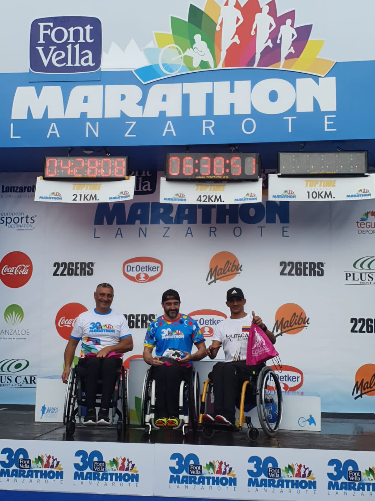 Ivanoski Marichal logró 3er. lugar en el Maratón Lanzarote 2022