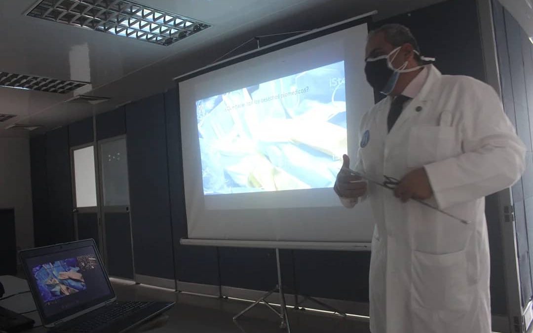 Formamos personal cevegista en manejo de desechos hospitalarios