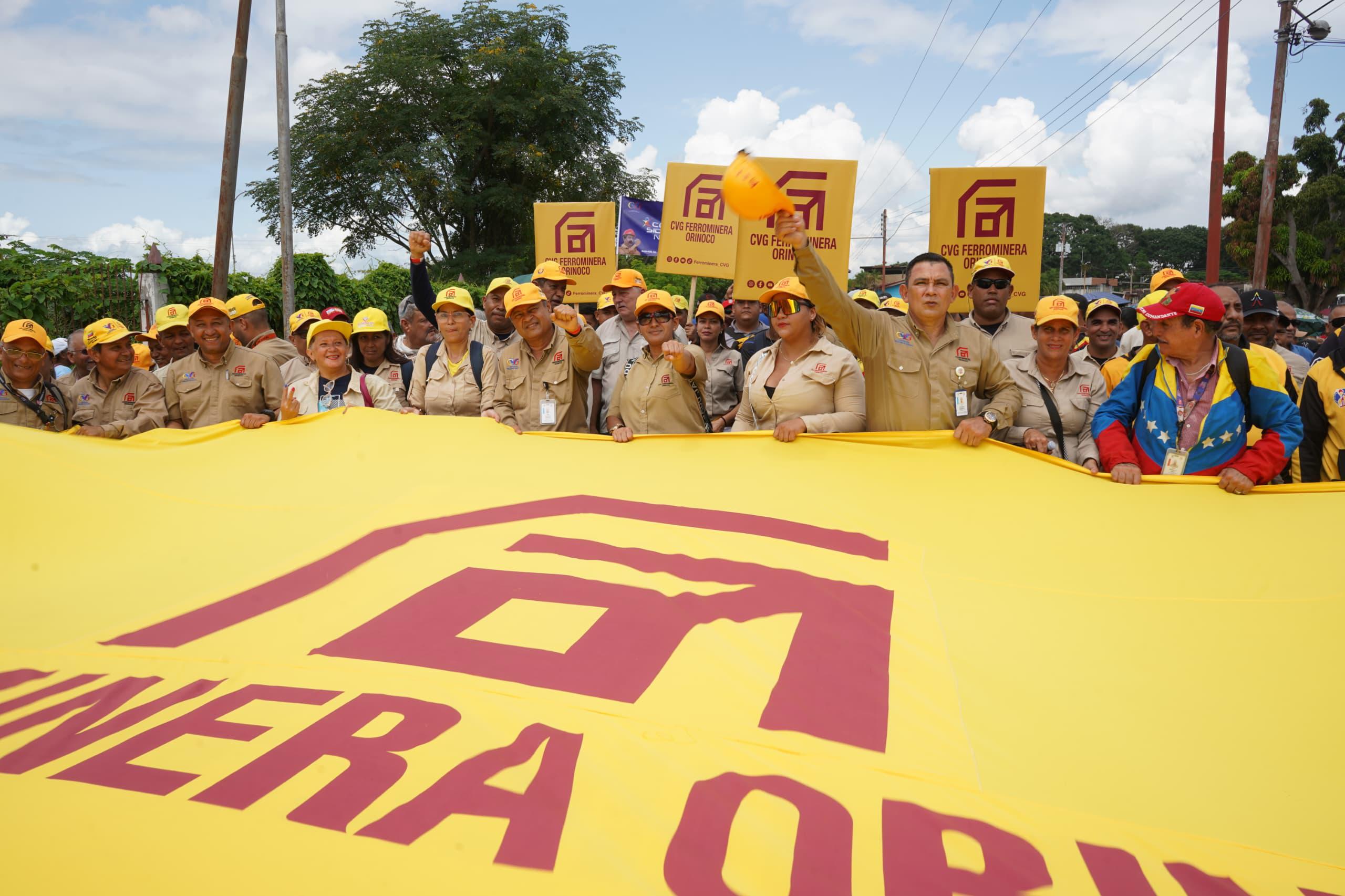 FERROMINEROS RESPALDAN MENSAJE EN FAVOR DE LA PAZ Y CONTRA LA GUERRA