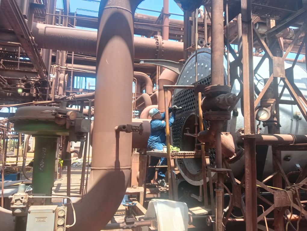 Culmina primera fase de mantenimiento en Planta de Briquetas