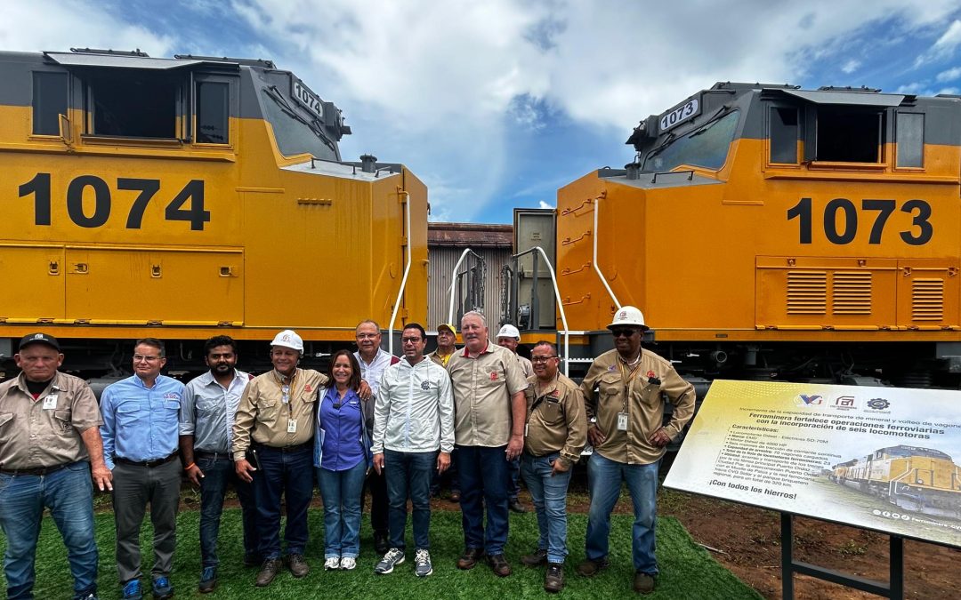 FERROMINERA ORINOCO FORTALECE OPERACIONES FERROVIARIAS CON LA INCORPORACIÓN DE SEIS LOCOMOTORAS
