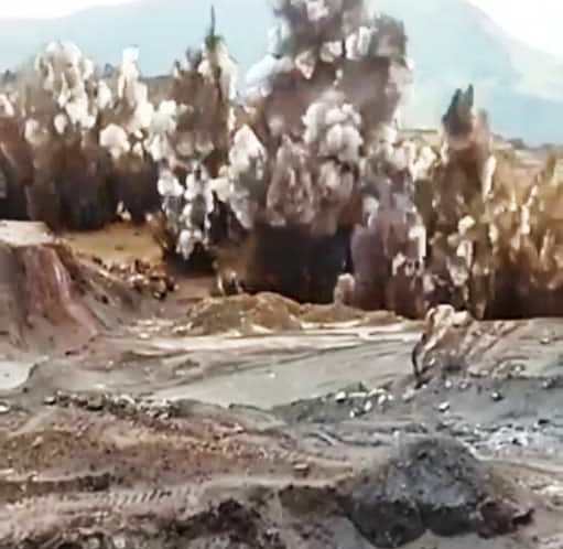 Voladura los barrancos