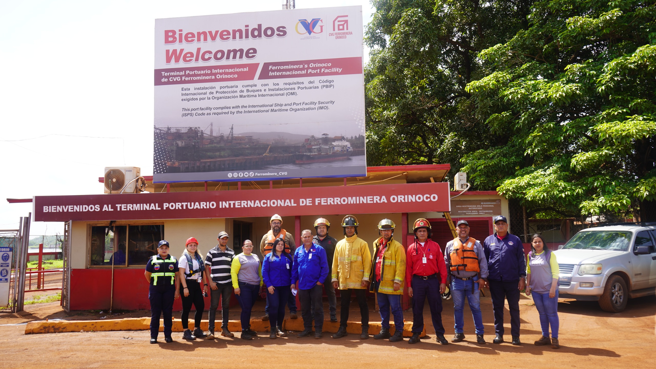 Ferrominera realizó simulacro de polizón en Muelle de Puerto Ordaz