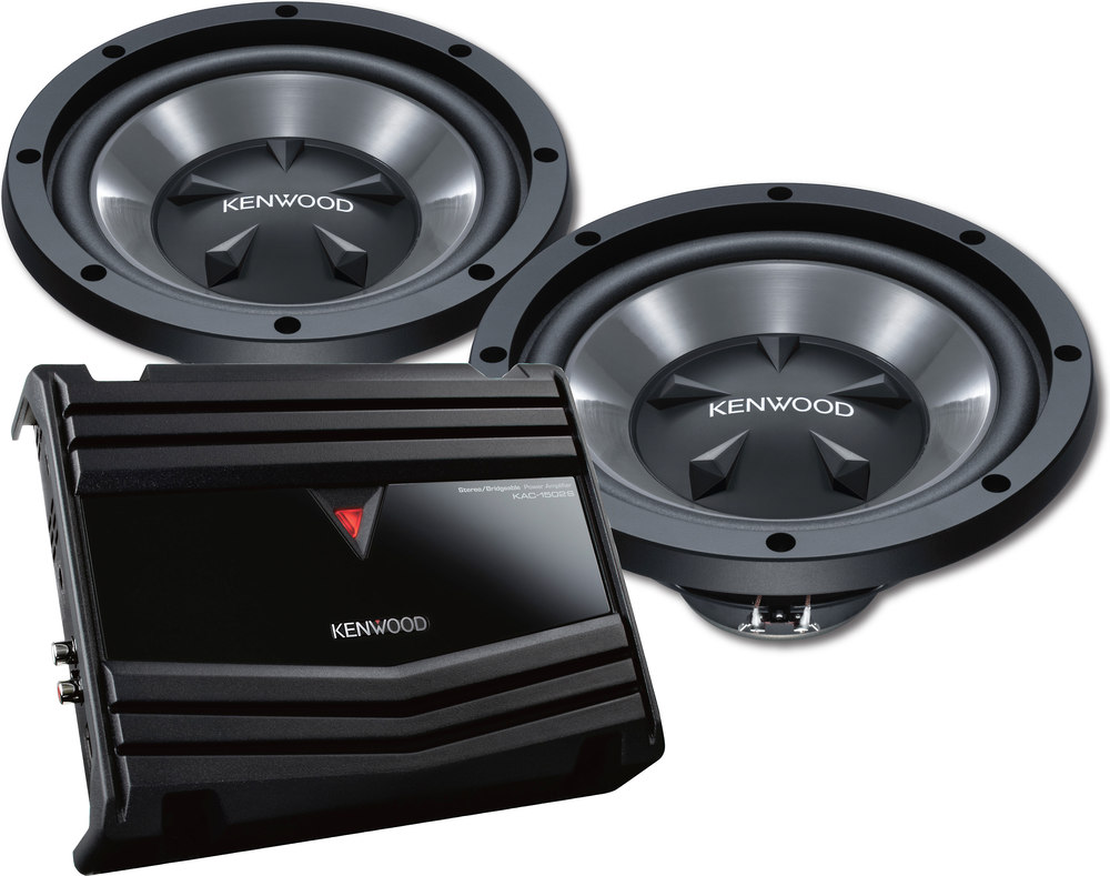 corneta amplificada de 2000 watts con woofer