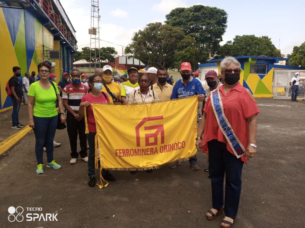 Ferromineros presente en los Juegos Laborales del personal pasivo de Guayana