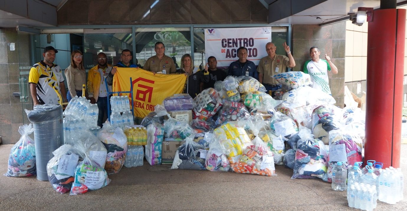 FERROMINEROS DONARON MÁS DE 13 MIL ARTÍCULOS EN APOYO A LOS DAMNIFICADOS VENEZOLANOS