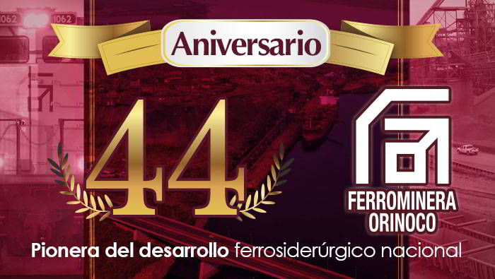 Aniversario No 44 de Ferrominera Orinoco