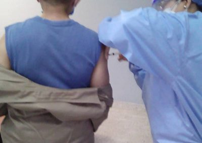 Ferrominera inició primer ciclo de inmunización al personal médico