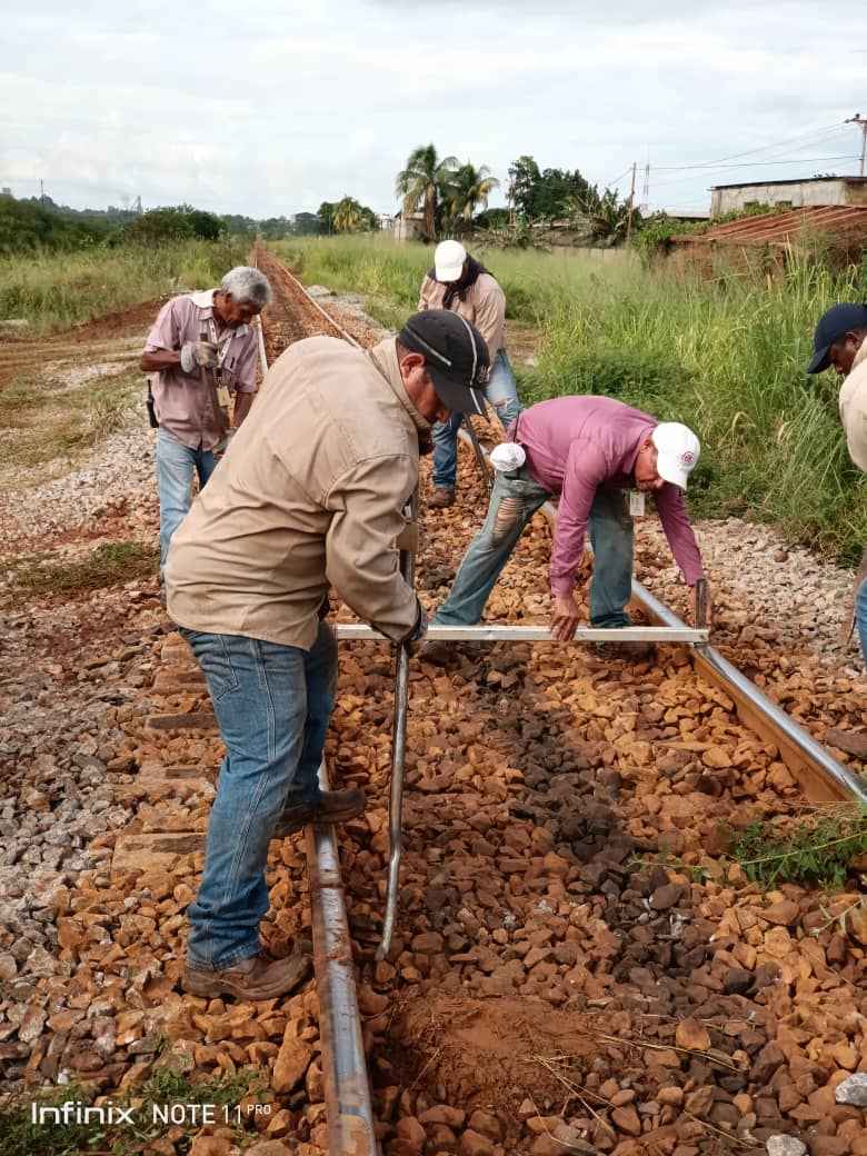 Ferrominera optimiza kilómetros 14, 16 y 16.5 de la línea férrea principal